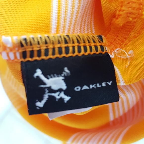 Oakley Hydrolix Regular Fit Stripe Polo Shirt L - Picture 8 of 8